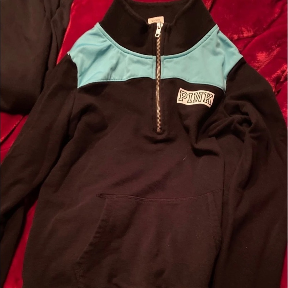 Pink victory secret sweatshirt